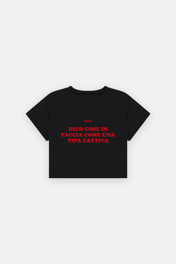 'Dico cose in faccia come una tipa cattiva' crop top