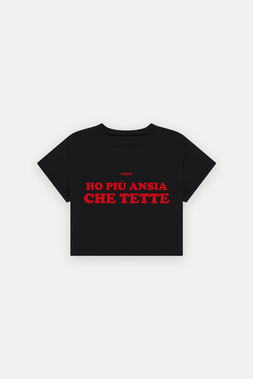 'Ho più ansia che tette' crop top