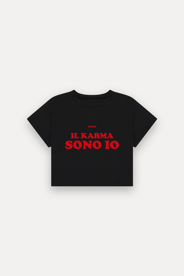 'Il karma sono io' crop top