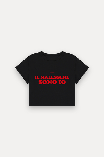 'Il malessere sono io' crop top