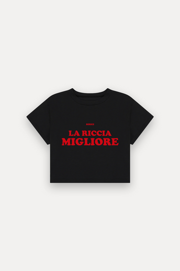 'La riccia migliore' crop top