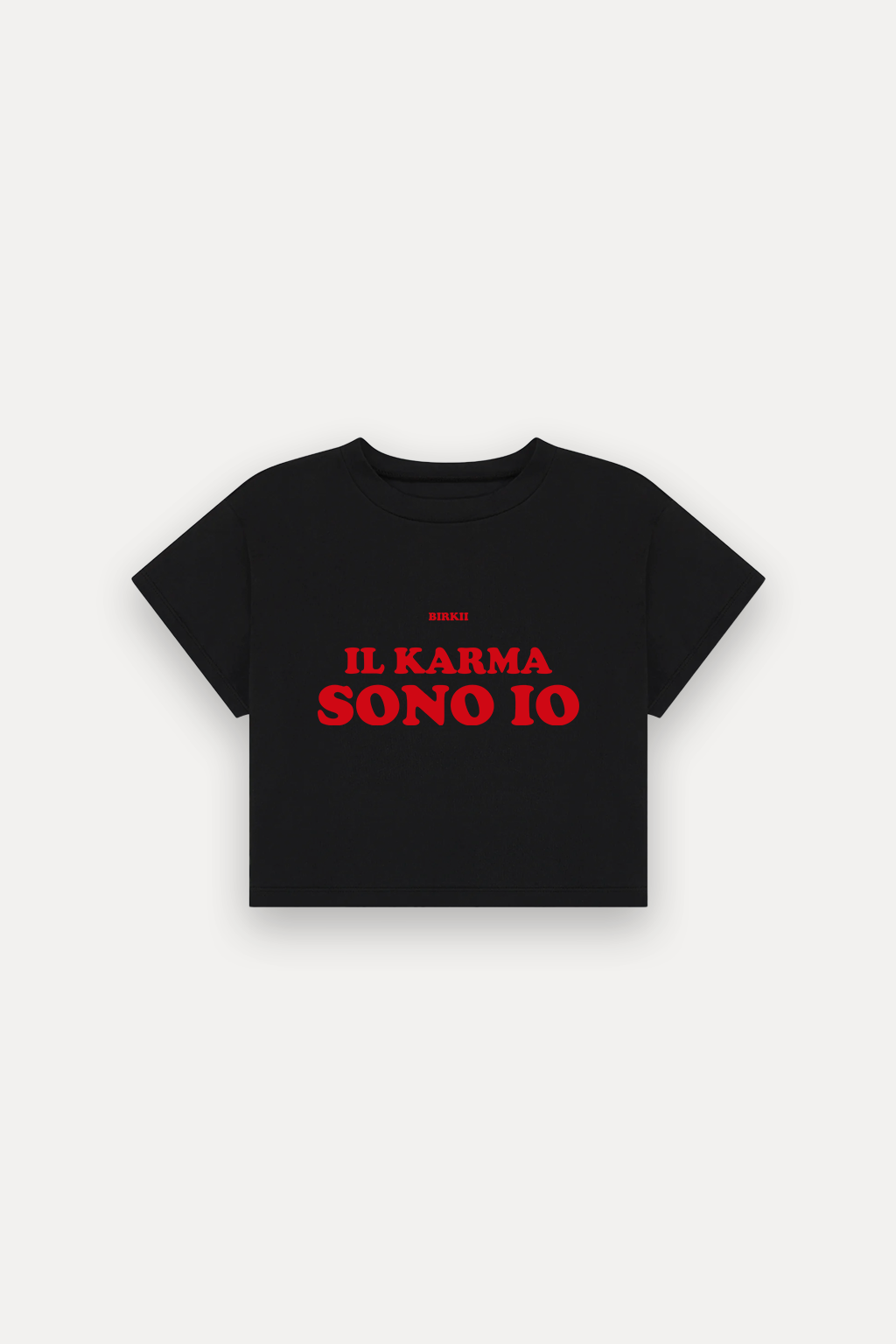 'Il karma sono io' crop top