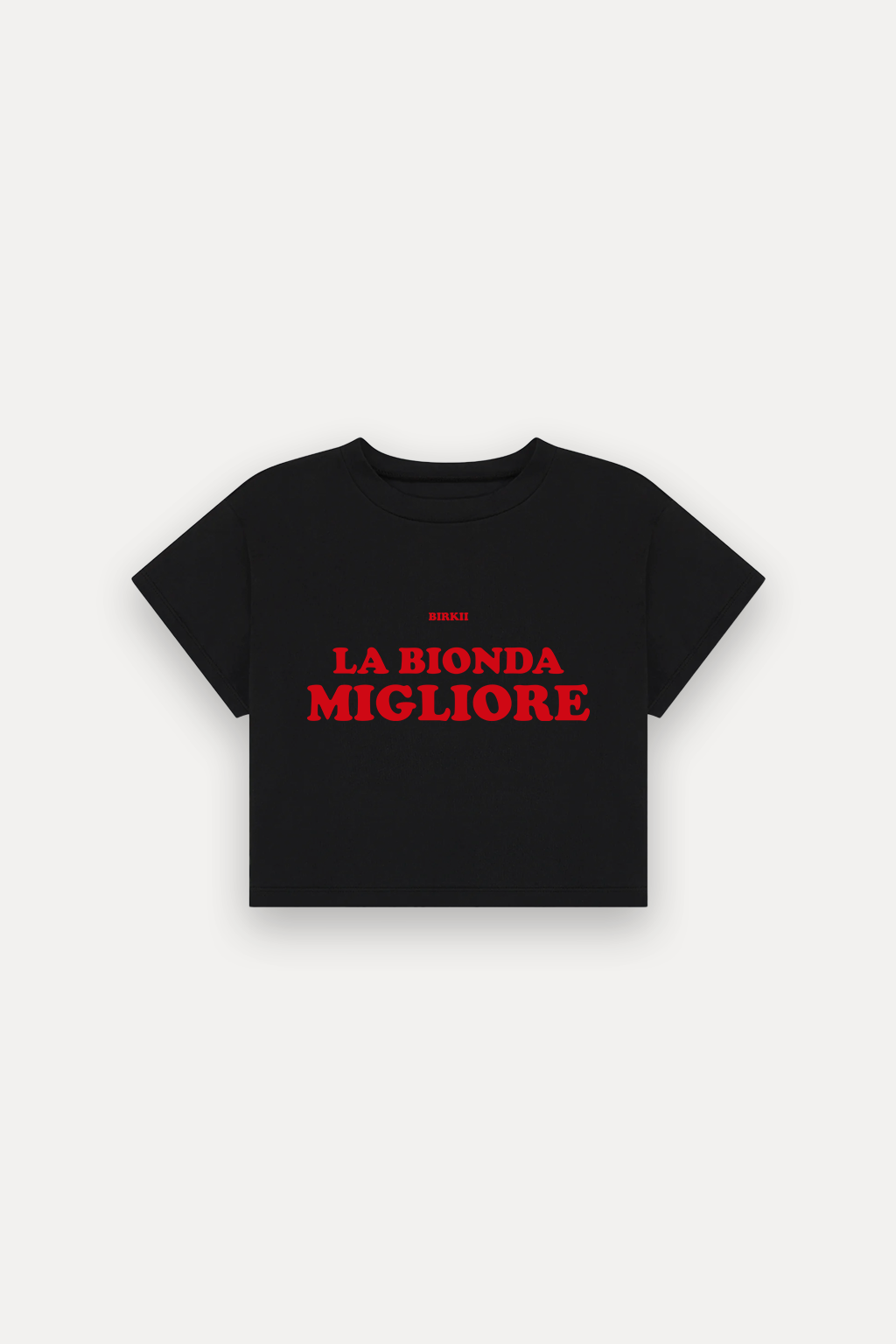 'La bionda migliore' crop top