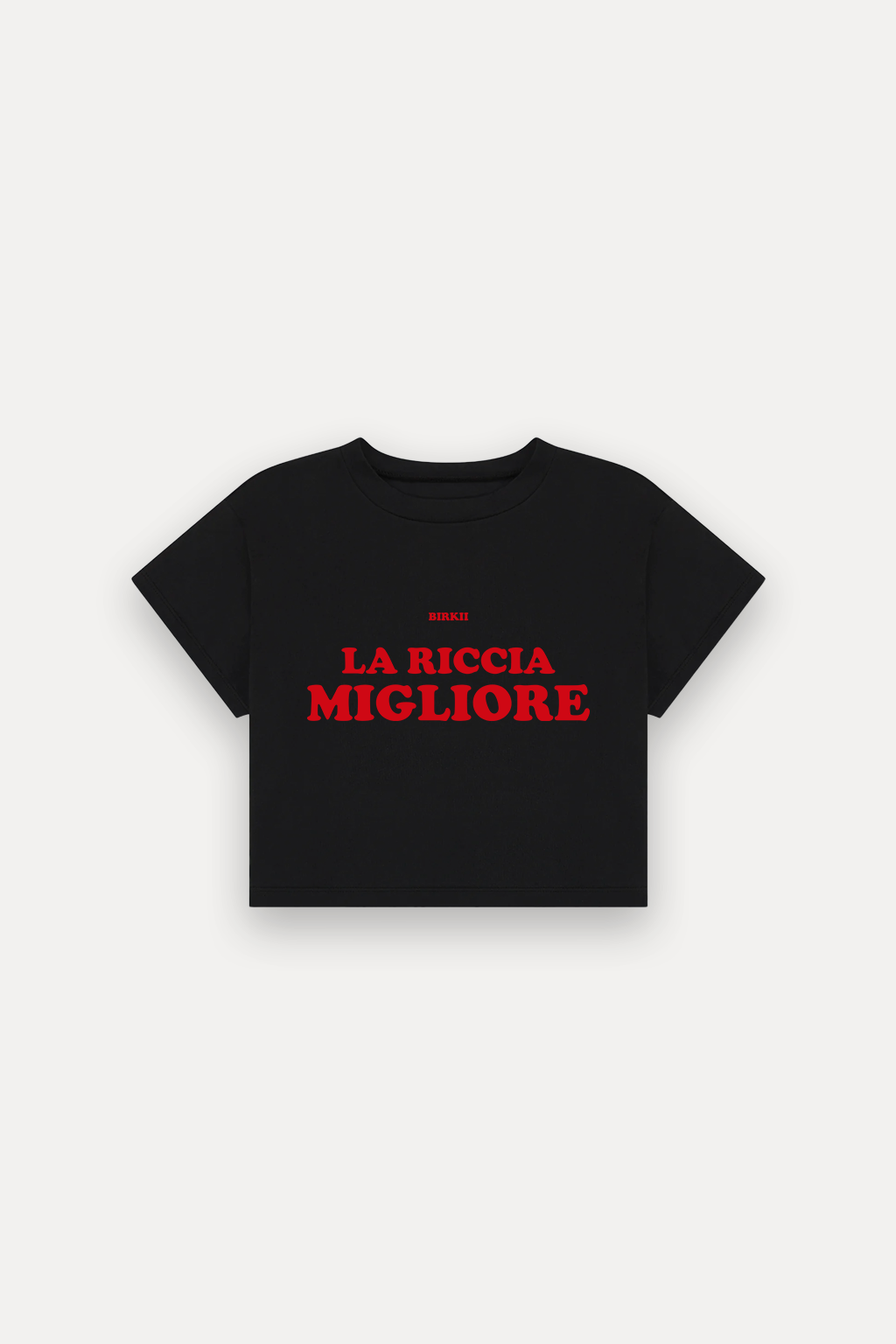 'La riccia migliore' crop top